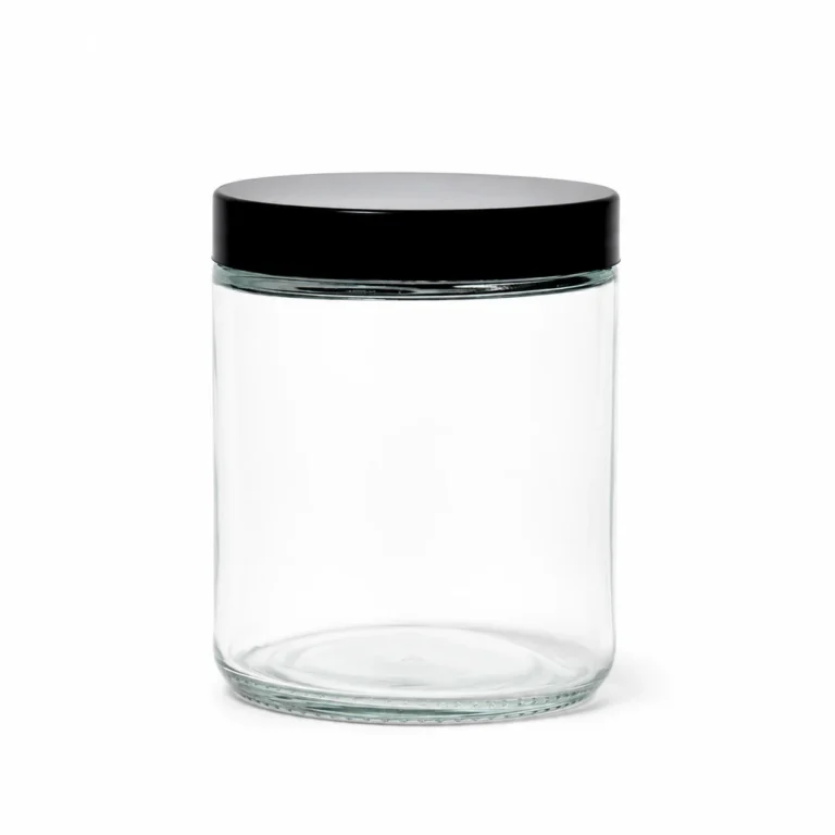 200ml Clear Glass Jar With Lid