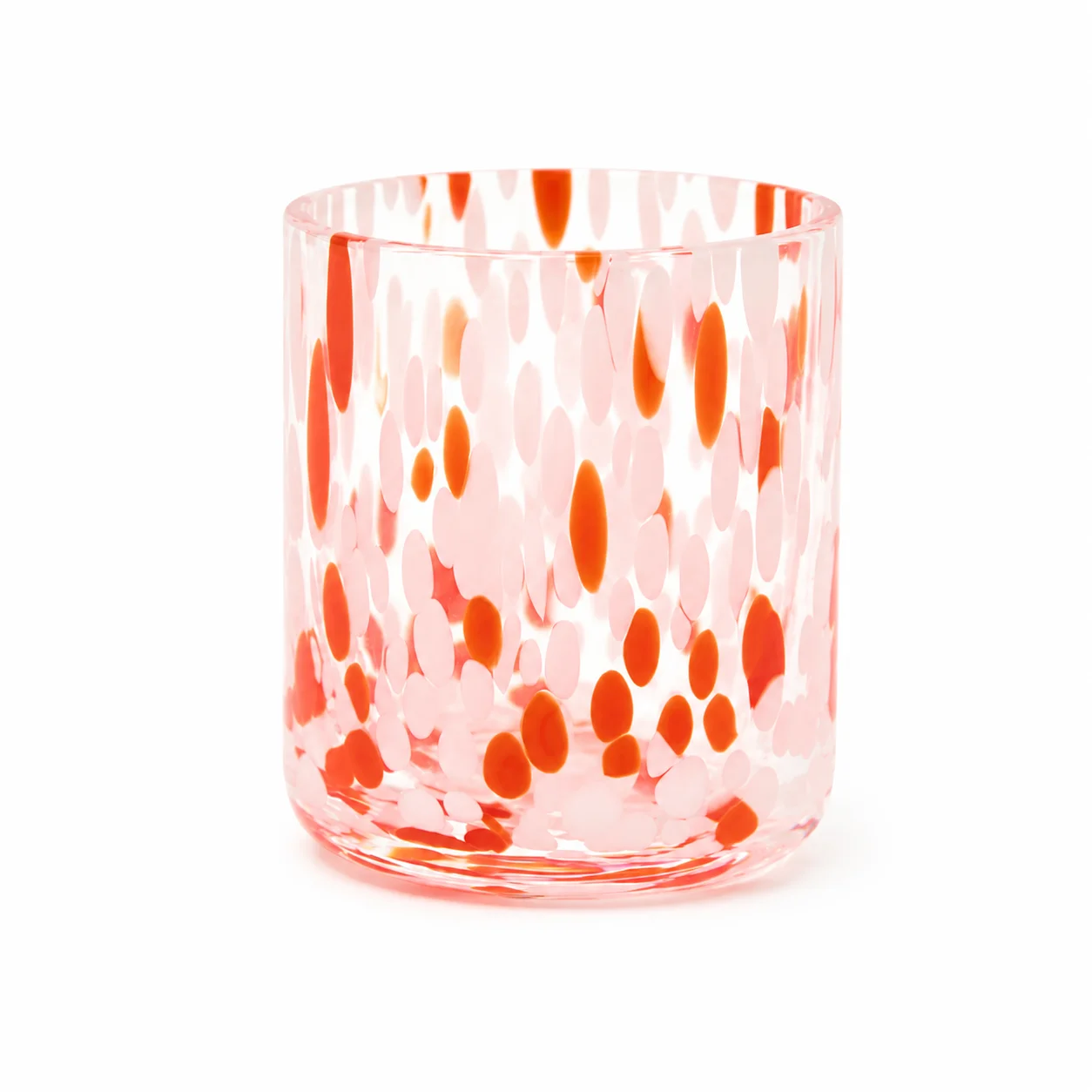 30cl Orange Confetti Candle Glass