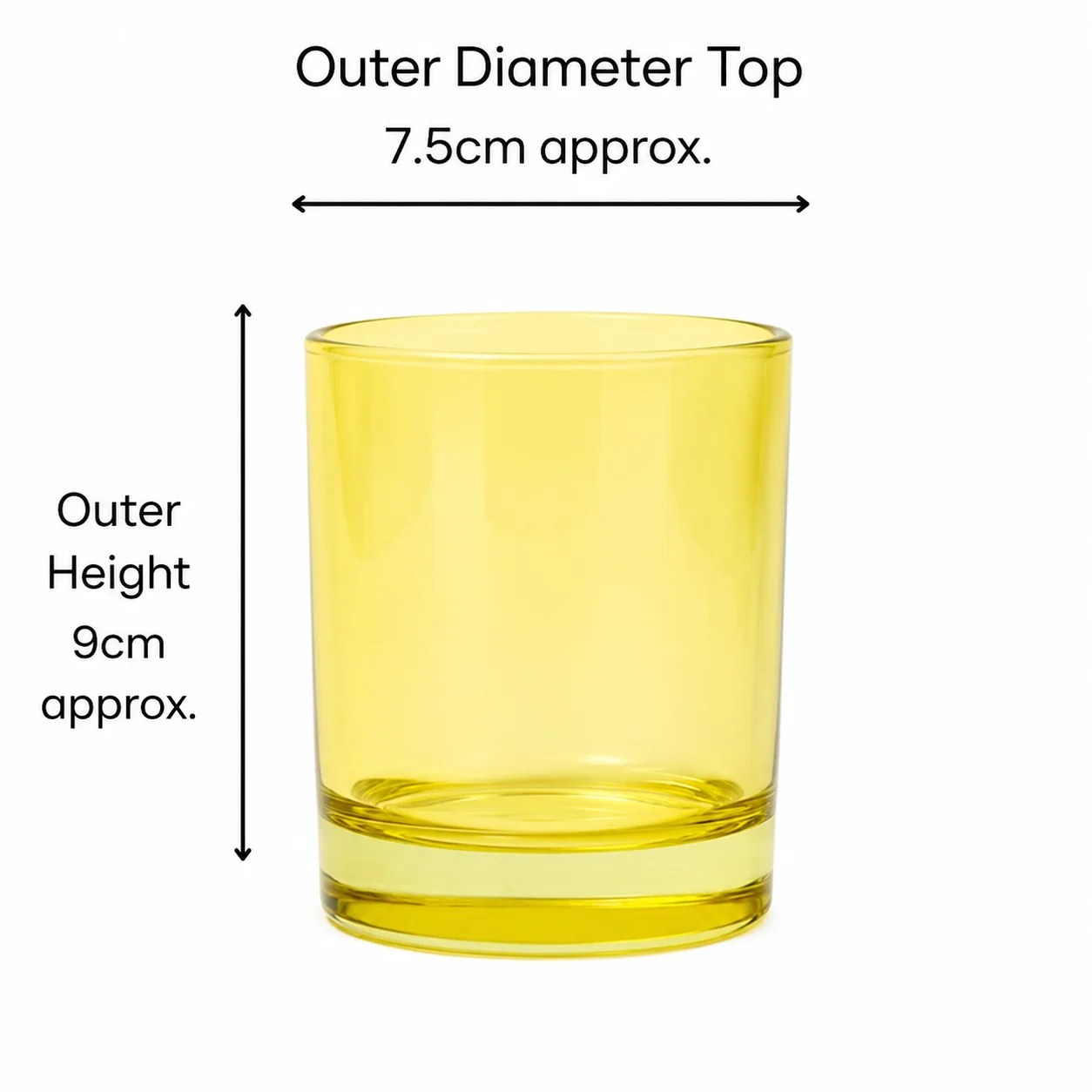Karen 30cl Yellow Glass Karen 30cl Yellow Glass