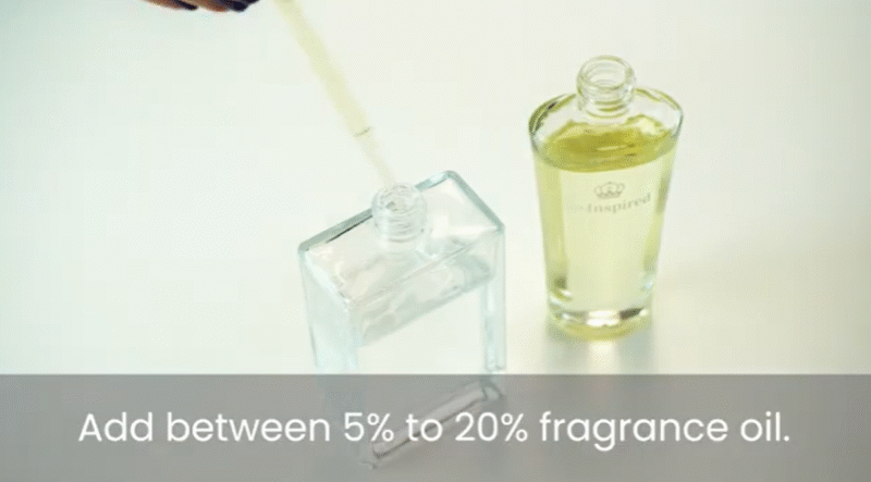 add the fragrance oil