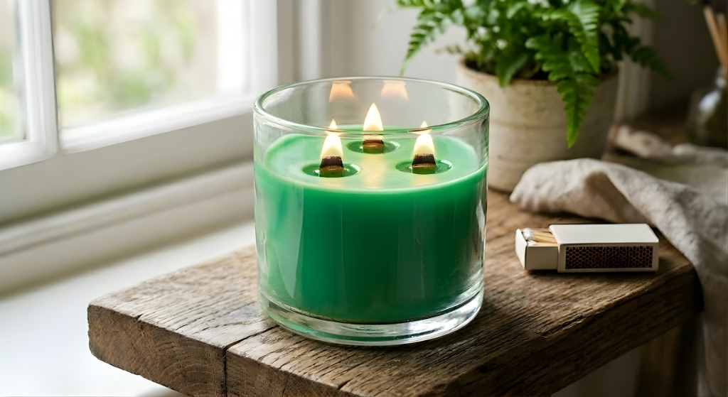 wood wick candle
