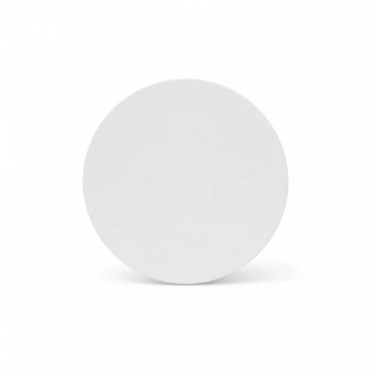 30cl White Wooden Lid