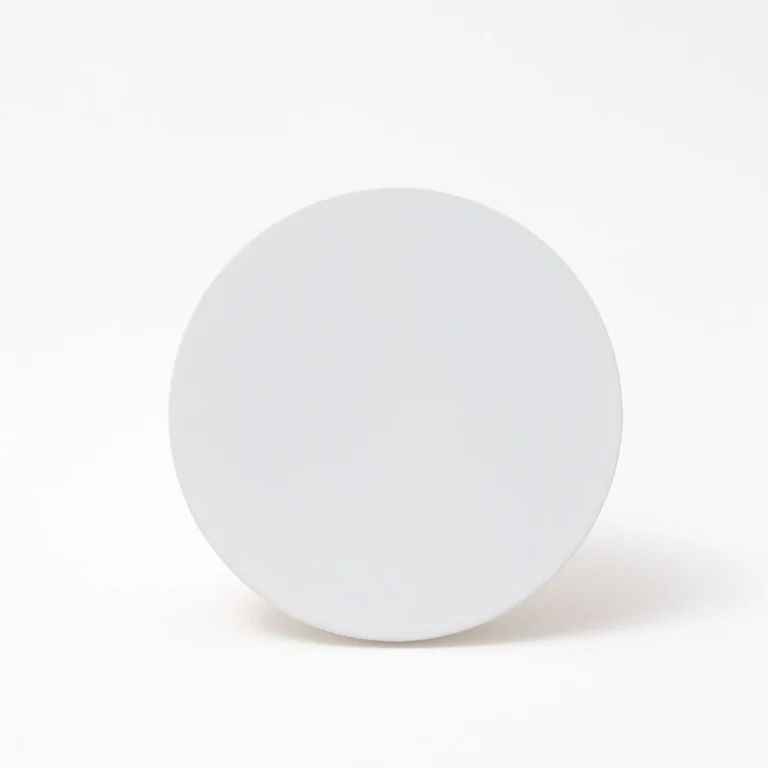 30cl White Wooden Lid