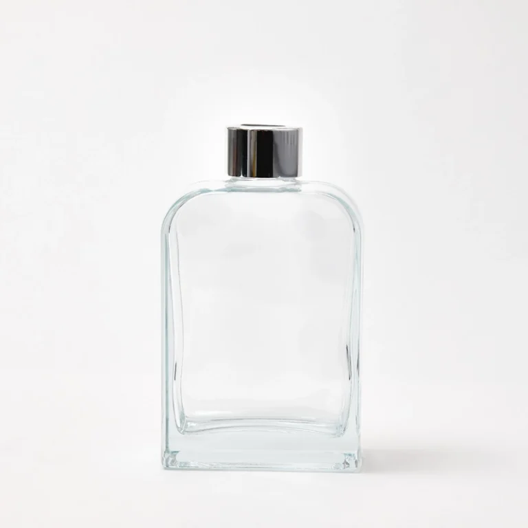 200ml Tall Square Curved Clear Diffuser