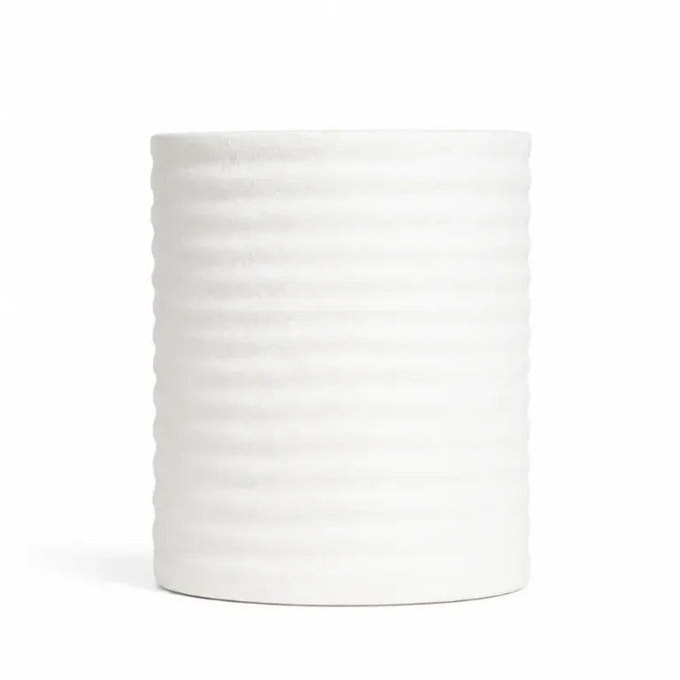 30cl Matte Ceramic Ribbed Jar