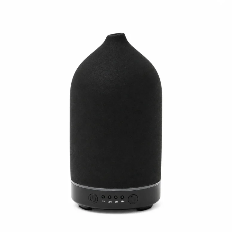 Textured Black Ceramic Electric Aroma Diffuser